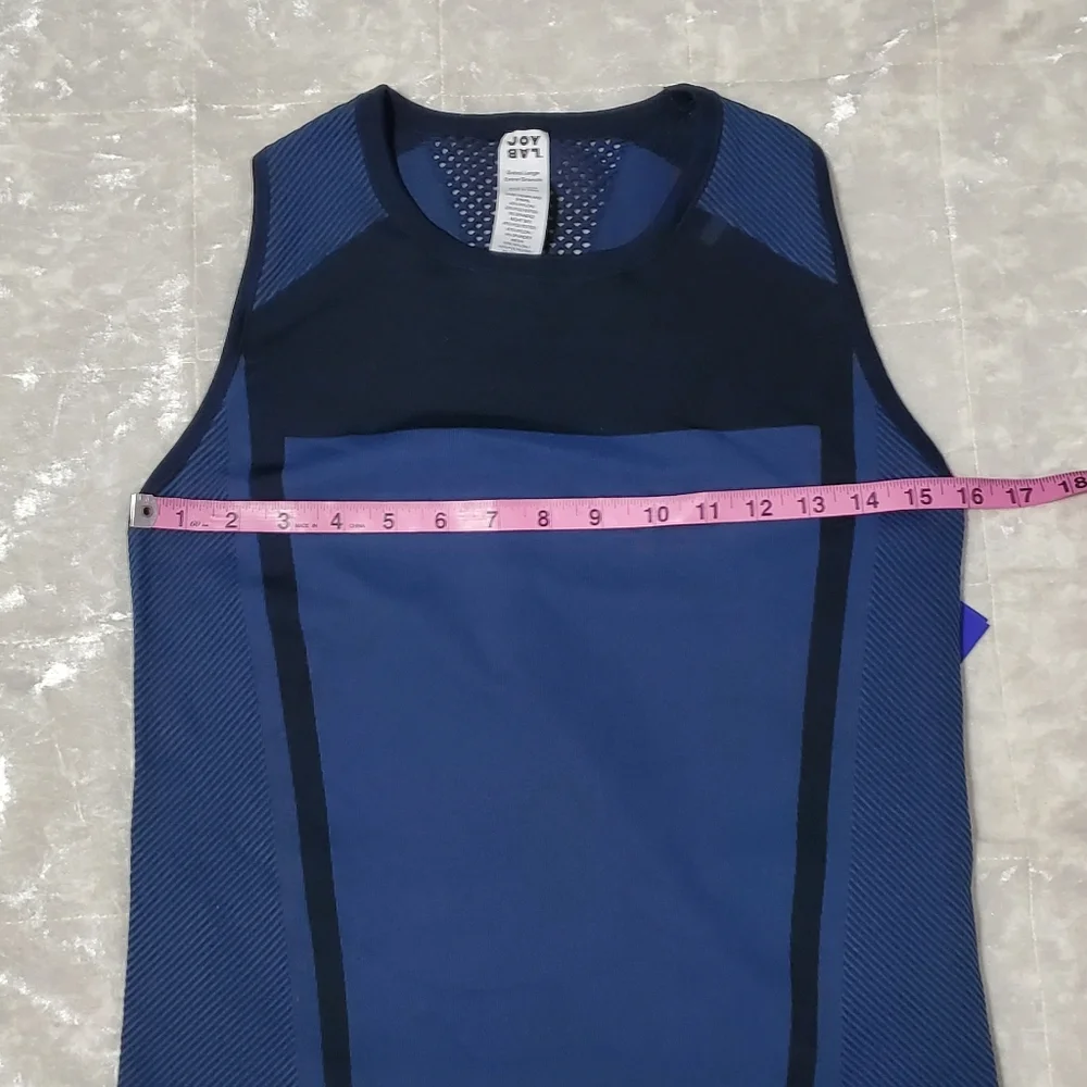 Joy Lab Blue Razor Back Tank Top - Picture 5 of 6